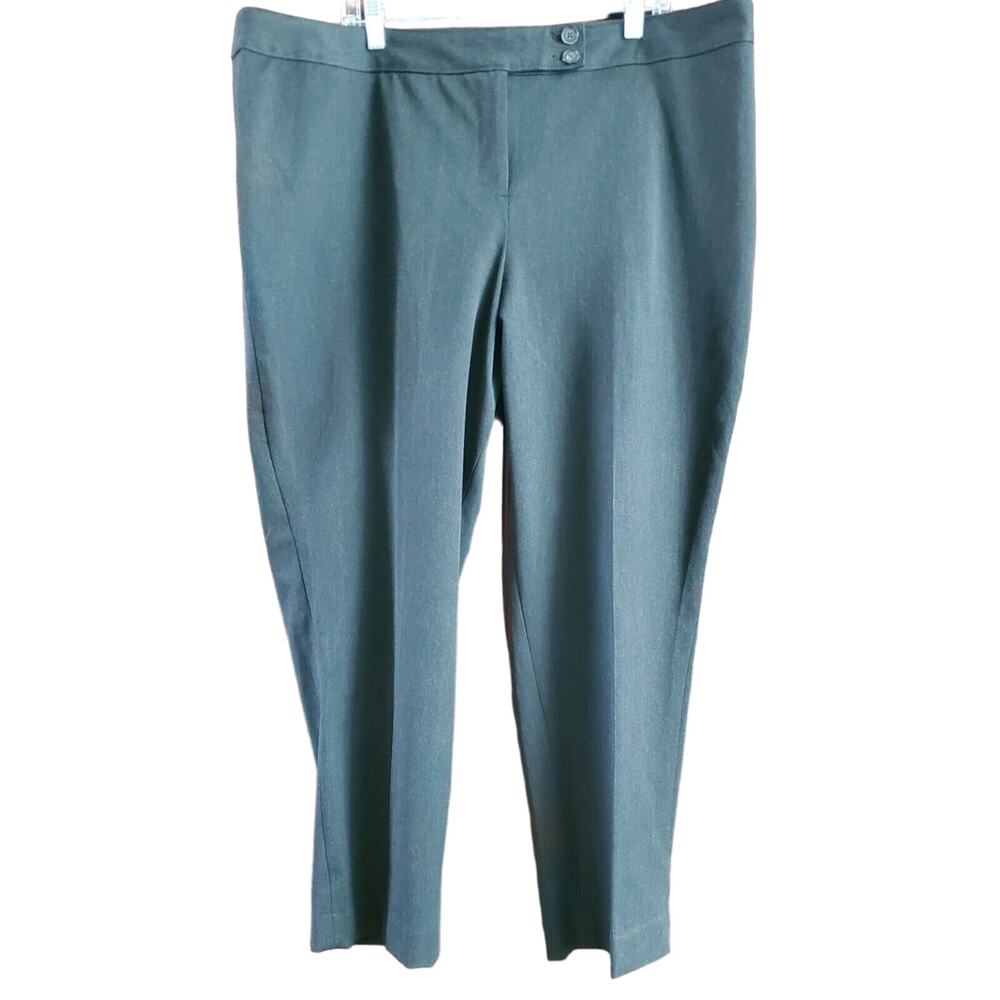 Women's NWT Lane Bryant The Lena Moderately Curvy Straight Legg Sz 22 Smoke Gray